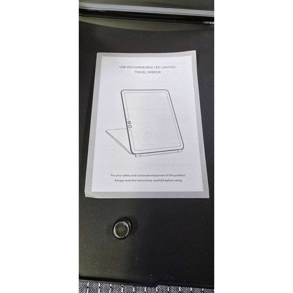 DeWEISN Rechargeable Pad LED Makeup Mirror - Picture 4 of 6